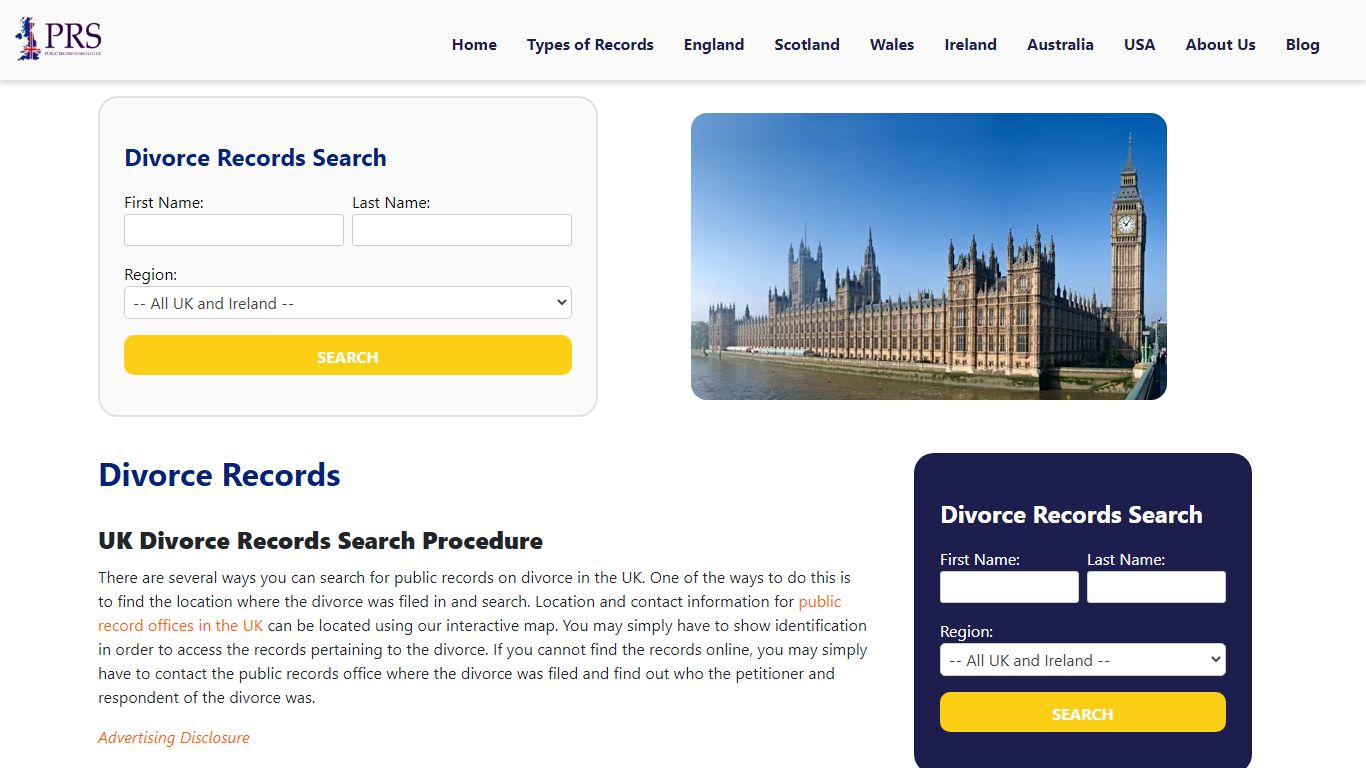 UK Divorce Records Are Easy To Locate Using Public Records